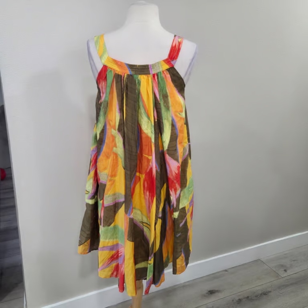 Colorful Abstract Print Mini Dress - Picture 2 of 4
